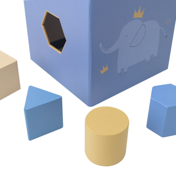 Kids Concept Sorter Box — Stacking Blocks With Shape Sorter