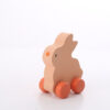 Wooden Rabbit Carrot Car Push Car - Image 4