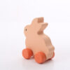 Wooden Rabbit Carrot Car Push Car - Image 6