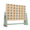 Wooden 4-in-a-Row Game - Image 3