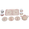 Metal Tea Set In Suitcase
