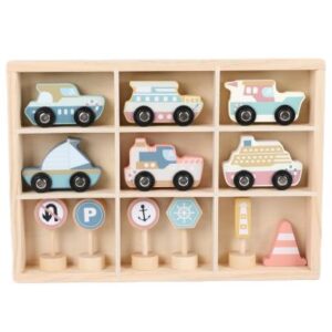 BW1223-Wooden Vehicle Set
