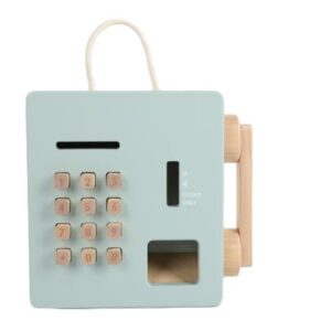 bw1235-Wooden Telephone Set
