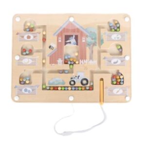 BW1128-Wooden Magnetic Maze