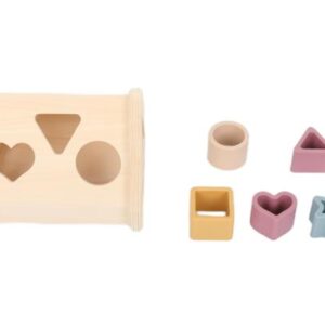 25121-House Shape Sorter with Shapes in Silicone