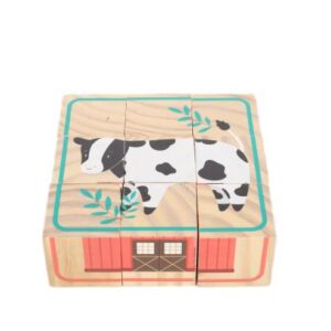 25166-Wooden Cube Puzzle