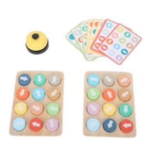 25188-Montessori Color Arrow Direction Board Game