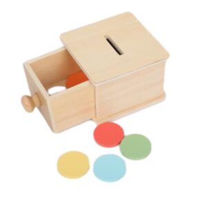 25241-Wooden Coin Box