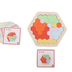 25113-Wooden Hexagon Puzzle