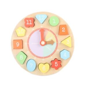25122-Montessori Clock Shaped Puzzle