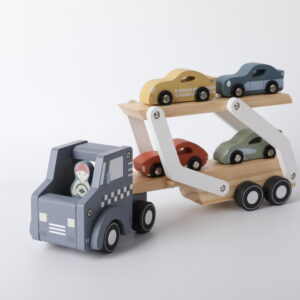 Wooden Double-Decker Transport Truck