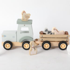 Wooden Animal Transport Truck