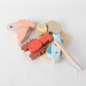 Wooden Seafood Cutting Set