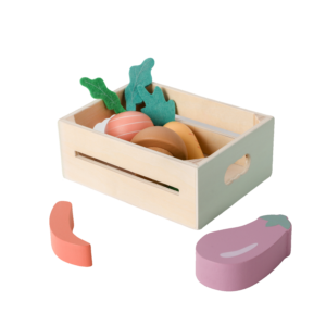 Wooden Vegetable Set