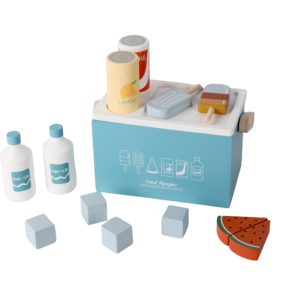 Wooden Refrigerator Play Set