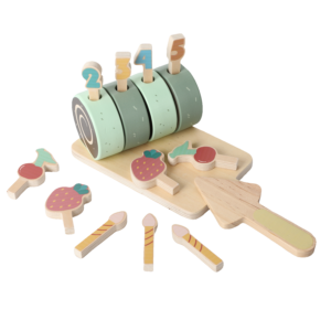 Wooden Cake Cutting Set