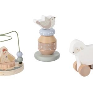 Wooden Montessori Farm 3-Piece Set
