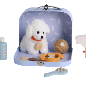 Wooden Pet Dog Pretend Play Set