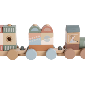Wooden Farm Stacking Train