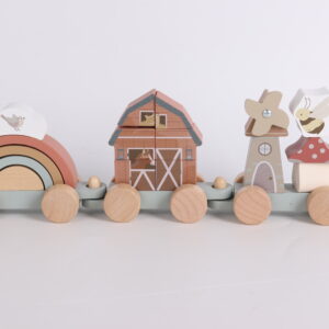 Wooden Farm Train