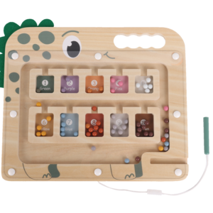 Wooden Dinosaur Magnetic Maze