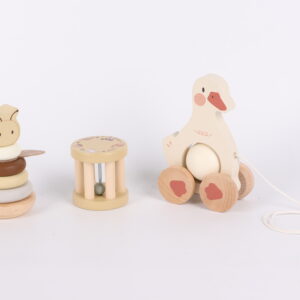 Wooden Montessori Farm 3-Piece Set