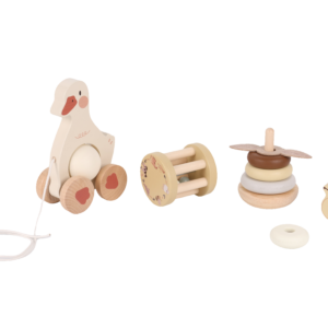 Wooden Montessori Rabbit 4-Piece Set