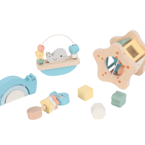 Wooden Montessori Ocean Theme 4-Piece Set