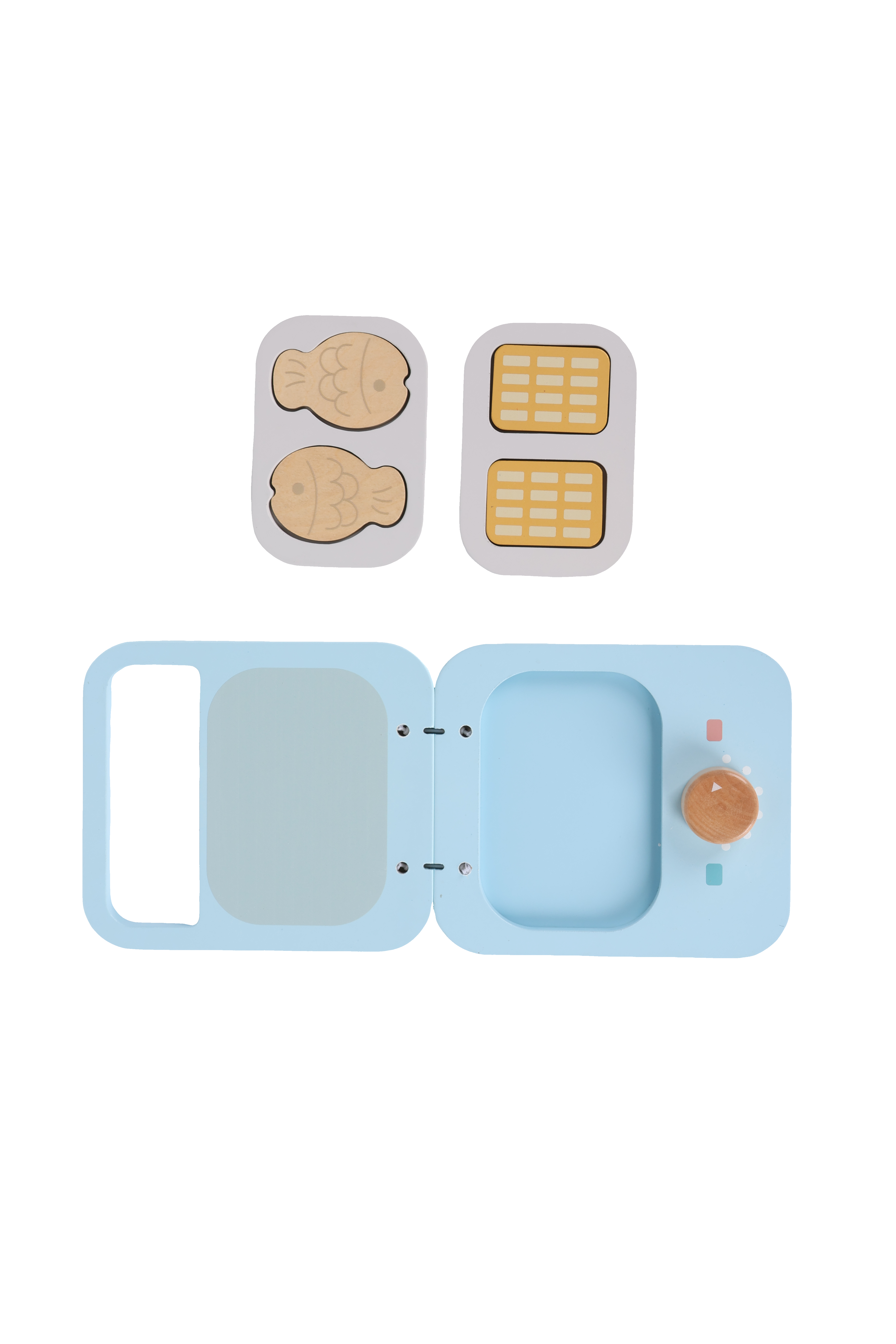 Wooden Waffle Set